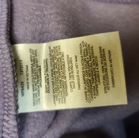 Columbia Benton Springs Plum Full Zip Jacket Petite Small - Picture 4 of 4